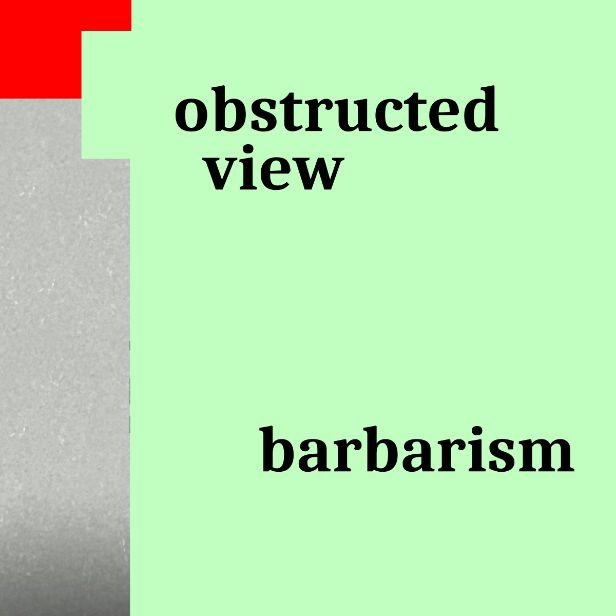 barbarism album cover